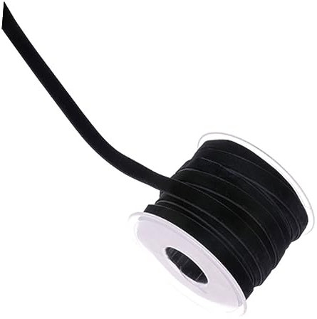 LALAFINA Schwarzes Geschenkband Yards Ca Stoffband Für Verpackung Diy-dekoration Hochzeit Geschenke Kleidung Und Basteln Elastisch