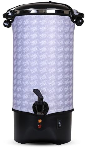 Made Safer - Hot Water Urn, Boiling Dispenser for Tea & Drinks, Low Energy & Versatile Boiler, Designed in the UK, 7.5L (40 Cups)