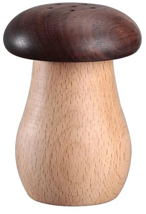 CBPNEISEK Zahnstocherhalter, Zahnstocheretui, Holz, Pilzform, Zahnstocherhalter, Tisch-Zahnstocherhalter, Zahnstocherhalter, Zahnstocheraufbewahrung, Tischplatte, Geschenk/2498