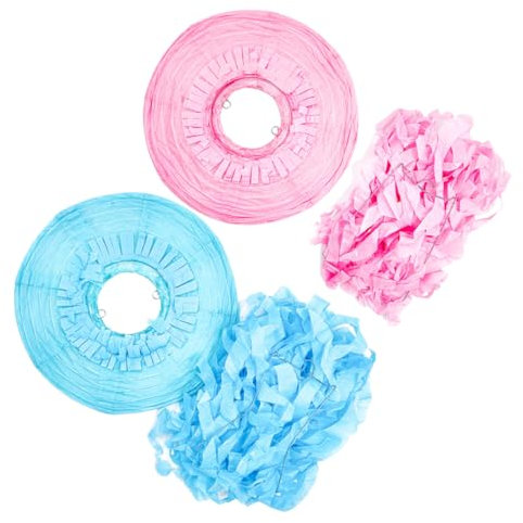 TOPBATHY 2stücke Quallen Papierlaterne Geburtstagsdeko Dekoration Kinderzimmer Wohnzimmer Partydeko Diy Laterne Zimmerdeko