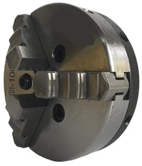 CIJIAOPOYU Mandril de Torno de Metal de 100 mm K01-100B, Mandril autocentrante de Madera de 3 mordazas for Mini Torno de Madera