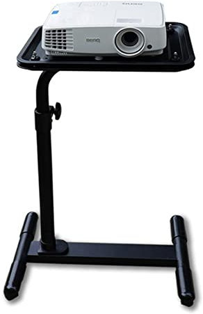 Soporte Para Proyector, Mesa De Suelo Ajustable Con Ruedas Para Videoproyector, Carrito Móvil Para Portátil, Soporte De Tubo De Acero, Bandeja De Acero Inoxidable De Doble Capa, A95135 Cm (Bandeja De