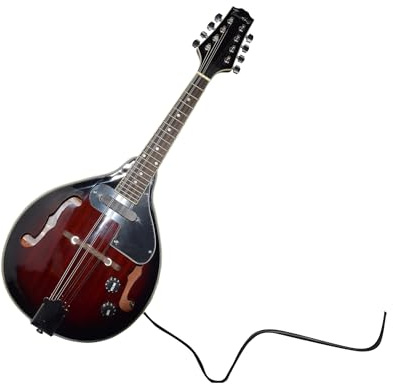 Conjunto Completo De Mandolina Acústica Y Eléctrica De Doble Propósito De Ocho Cuerdas Instrumento Musical Con Estuche Instrumento De Mandolina Profesional