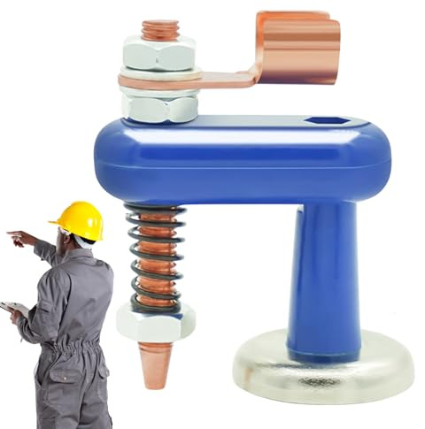 Ruwshuuk Pinza de Tierra para Soldadura | Pinza De Sujeción Magnética Para Estabilidad,Herramienta Ajustable Robusta Para Sujetar Soldadura En Proyectos Manuales Y Estructura