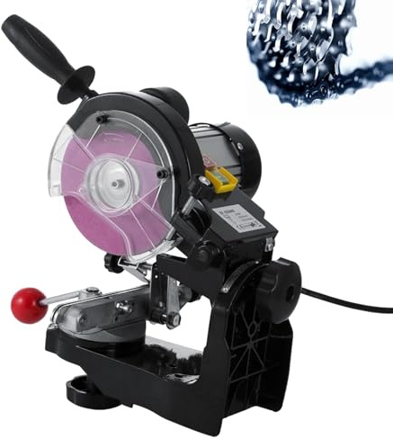 Affûteuse de chaîne de tronçonneuse, touret multi-angle réglable, affûteuses électrique professionnelle multi-angles, polisseuse 3000 tr/min, affûteuse universelle pour chaînes