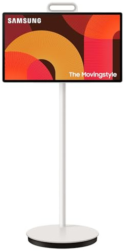 Samsung Smart TV 27-Inch The Movingstyle QHD Portable Television [2025] | Touch Screen, Built-in Battery, 120Hz Gaming TV, HDR10+, Dolby Atmos