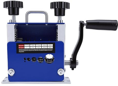 Sorandy Máquina Peladora de Cables, Procesamiento de Múltiples Cables, Manivela de Ajustable o Pelador de Eléctricos Accionado por Taladro con 6 Orificios de 3,5Mm, 7Mm, 9Mm, 12Mm y