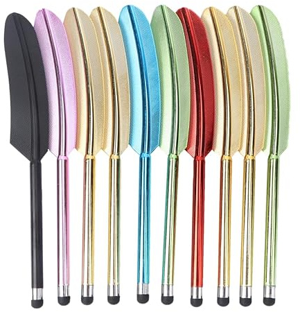 Hemobllo Capacitive Stylus Pen for Touch Screens 10 Pack Universal Handwriting Touchscreen Pens Compatible with Smartphones and Tablets