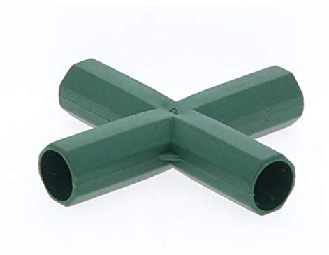 MEYANG Connecteurs 3 4 Et 5 Voies en PVC 16 Mm, Heavy Duty Serre Cadre Meubles Connecteurs, Accessoires De Coude De Montage pour Meubles, pour Meubles, Tuyaux Bricolage Blanc