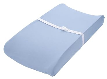 Simple Joys by Carter's Toddler Boy's Baby Boys' 2-Pack Cotton Changing Pad Covers Baby Costume, Navy/Light Blue, OSZ