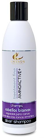 Xhanon Professional Champú Silver Matizador Cabello Rubio, Platino Y Blanco - Pigmentos Violetas - Sin Sulfatos - Sin Parabenos (300 ml)