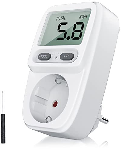Dienmern Energiekostenmessgerät Dienmern Energiekostenmessgerät Stromkostenmessgerät Leistungsmessgerät, Stromzähler für Steckdose