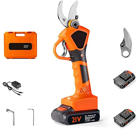 Nouveau sécateur électrique professionnel cisailles de coupe de jardin rechargeables sécateur électrique sans fil avec batterie Li-Ion 21 V diamètre de coupe 30 mm outil de coupe économique