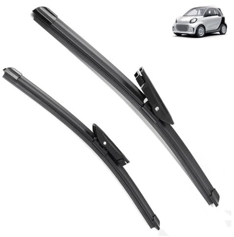 KAES Scheibenwischer für Smart Fortwo 453 C453 A453 W453 2014-2022 EQ 20''+14'', Einfache Installation Wischblätter Premium Qualität Klare Sicht Zubehör