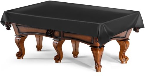Naissgo Billiard Pool Table Cover, 12 Feet Snooker Pool Table Dust Cover, Waterproof Outdoor Indoor Sun Wind Rain Protection for Patio, Snooker