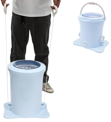Manual Clothes Dryer, Non-electric Clothes Dryer, Portable Spin Dryer, Suitable For Apartments And Dormitories, Ergonomic Design (Blue)