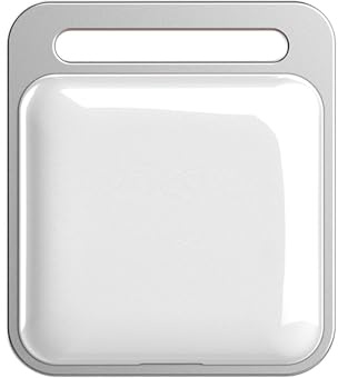 Mini localizzatore GPS anti-smarrimento allarme chiave bambino animale domestico dispositivo di localizzazione wireless Bluetooth APP registrazione Smart Tag(WHITE)