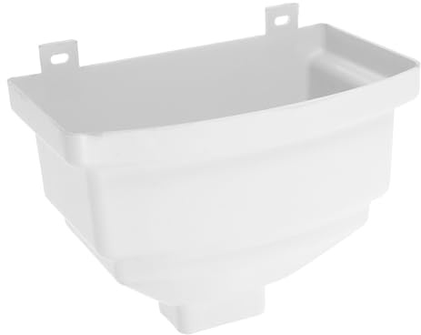 SEWACC Deviatore Quadrato Per Grondaia in Pvc Resistente, Filtro Per Raccolta Acqua Piovana Per Villa, Installazione Rapida Per Gestione Esterna e Drenaggio Efficiente