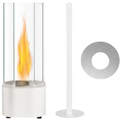 Chimenea sobremesa etanol con Forma de Tornado | Chimenea sobremesas Interiores | Lámpara sobremesas etanol Transparente Accesorios iluminación | Calentador Mesa pie fogatas para decoración del hogar