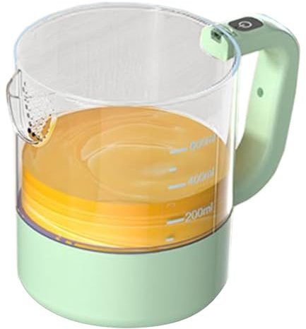 Mixeur Électrique À Main | Blender Alimentaire Portable 1L,Mixeur Manuel Rechargeable Avec Filtre | Pour Mousse De Lait Café Vinaigrette Salade Alimentation Bébé Sauces Maison Dortoir Hôtel