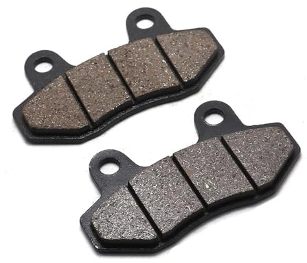 12MM Twin Piston Bakre bromsok Skivbromsenhet Passar for 50cc 70cc 110cc 125cc 140cc CRF70 XR Pit Dirt Quad Bike(Brake pads)