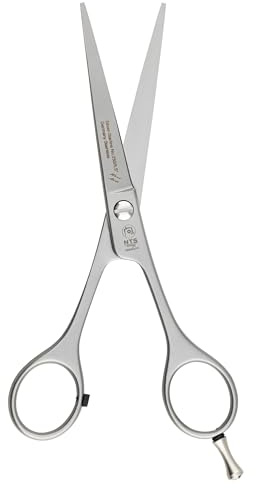 NTS-Solingen Haarschere Friseurschere Silver Line 250 satiniert 11,5-16,5 cm - 100% Made in Solingen, Germany (5,5 = ca. 14 cm)