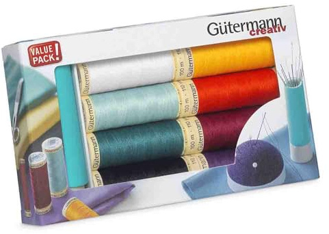 Gütermann - Gütermann (100m) Coser-todo Hilo Conjunto con Aguja Tornado - 1 Conjunto