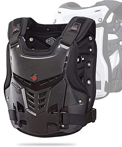 Motorrad Weste, Motorrad Rüstung Rüstung Brustschutz Rückenprotektor Motocross ATV Schutz Brust Rücken Wirbelsäule Schutz, für Radfahren Skifahren Reiten Skateboarden
