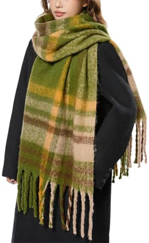 OUNIYA Damen Chunky Scarves Schal für kaltes Wetter