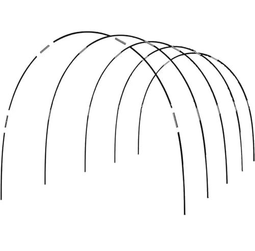 GCYEIDMA Folientunnel Bögen 18 Stück/30 Stück, Gewächshaus-Reifen, Garten-Reifen-Rahmen for stabile Garten-Tunnel-Stützrahmen for Gartenfarm(18pcs)