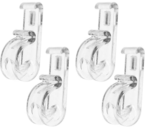 UKCOCO 1set Roller Blind Hook Replacement Kit for Roller Shades Vertical Blinds Repair Easy Installation Dependable Fastening for Tidy Window Coverings