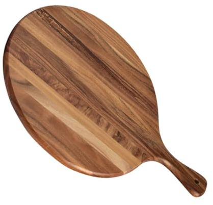 iplusmile Tabla De Pan De Madera Platos Para Carne Tablas De Charcutería Parrilla Bandejas Para Servir Quesos Cocina Al Aire Con Pizza Tabla De Cortar De Cocina Madera Maciza