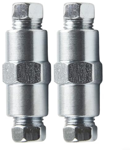 Kit de unión de cable de freno con conector hembra de 2 vías y 4 tuercas macho M10 de 1 mm para compatibilidad de tuberías de 10 mm