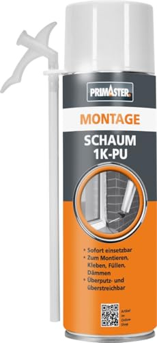 Primaster Montageschaum 1K 500 ml Bauschaum Pistole