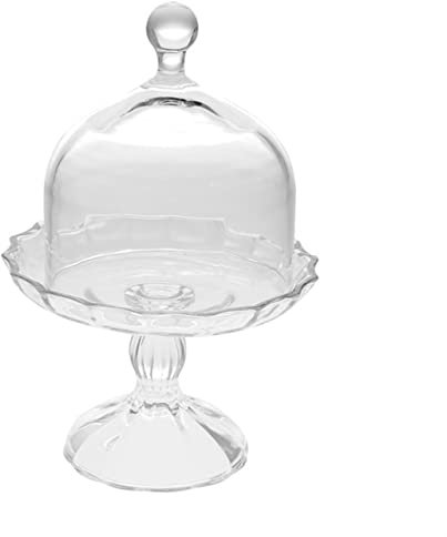 Alzate per dolci e frutta in vetro cod.AD11710LU cm 20,5h diam.13,5 by Varotto & Co.