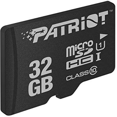 Patriot Memory Carte Mémoire Flash MicroSD LX Serie 32Go - PSF32GMDC10