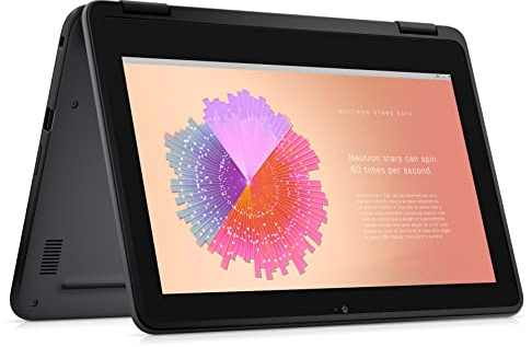 Dell Chromebook 3110 - Portátil 2 en 1 (2022) | 11.6 1366x768 HD | Celeron - Disco duro SSD N4500-32GB - 4GB RAM | 2 núcleos @ 2.8 GHz cromado OS Negro