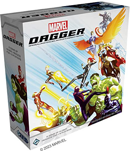 Fantasy Flight Games Marvel D.A.G.G.E.R. Kooperatives Brettspiel, ab 12 Jahren, 1–5 Spieler, 3–4 Stunden Spieldauer