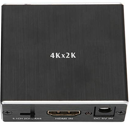 Raguso Convertisseur Audio, extracteur Audio Multifonctionnel Pass/2Ch/5.1Ch Haute Performance pour la Maison