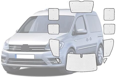 Sonnenblende Auto Auto Sonnenschirm Fenster Visier Sonnenschutz Abdeckung Auto Voll Abdeckungen Sonnenblende Für VW Für Caddy MK3 2K Maxi 2003~2019 2015 (Farbe : 5 All Windows)