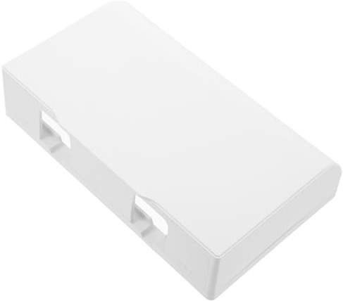 Copri Prese da Esterno Doppio Tipo 86 Plastico Bianco | Copertura Adesiva per Presa, Installazione senza Fori, Uso Esterno, Semplice e Resistente alle Intemperie