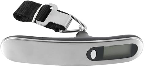 Nicear Bilancia Digitale Portatile Per Bagagli Con Display Lcd Retroilluminato - Capacità 50 Kg/110 Libbre Funzione Tara Conversione In 4 Unità Per Valigie Borse Da Viaggio Pacchi Di Spedizione