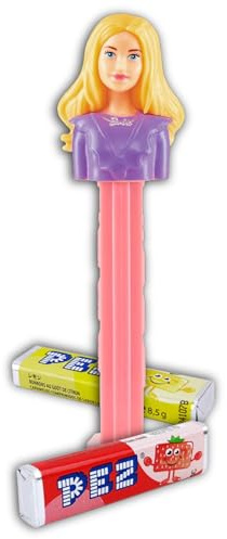 1x PEZ Spender BARBIE inkl. 2 x Pez Bonbons 2 x 8,5 g