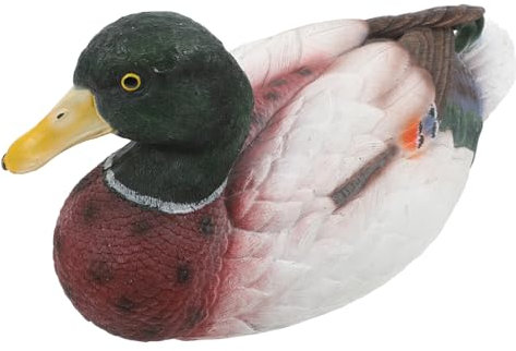 HEMOTON Statua in Materiale Plastico Di Anatra Galleggiante Decorazione Da Giardino Sull Acqua Ornamento Da Giardino Per Esterni