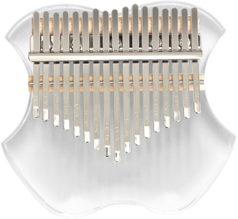 UPKOCH 1satz Kalimba Für Anfänger Transparentes Tasten Daumenklavier Aus Klarem Einfach Zu Lernen Für Musikliebhaber Mit Feiner Verarbeitung Und Klarem