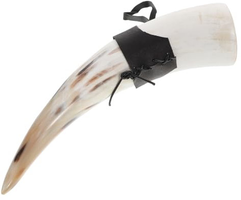 ERINGOGO Corno Da Bere Vichingo Tazze in Corno Per Boccale Da Bere Boccale Decorativo Unica
