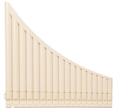 Panflöte, 18 Pfeifen, ABS-Harz, C-Ton, einfaches Lernen, Panflöte, Musikinstrument, Geschenk für Anfänger, mit Aufbewahrungstasche