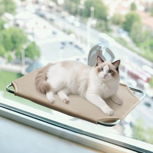 LORESJOY Hamaca Gato Ventana Plegable, Plegable Hamaca para Gatos