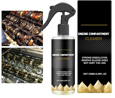 Nettoyant Pour Moteur De Voiture,Dégraissant pour Machines Industrielles | Eliminateur De Boue Puissant 100ml Pour Moteurs De Camion Voiture Garage Moto Et Baie Moteur