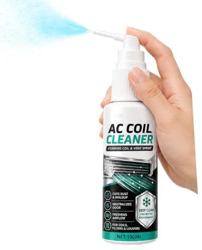 Bil AC-Förångarrengörare 100 ml Djuprengörande Snabbverkande | Luftkonditioneringsrengöringsspray För Bilvärme Kylskåp Hushåll Inomhus Sovrum Vardagsrum Barnkammare Studierum
